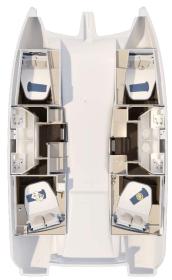 FountainePajotNew41Quatuor4-layout Innenansicht