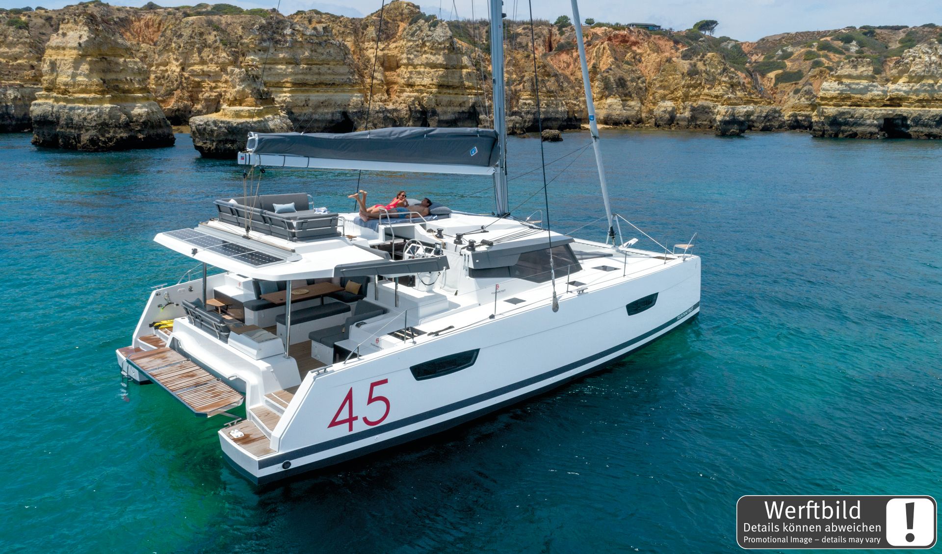 Yachtcharter FountainePajotElba45 42cab 5