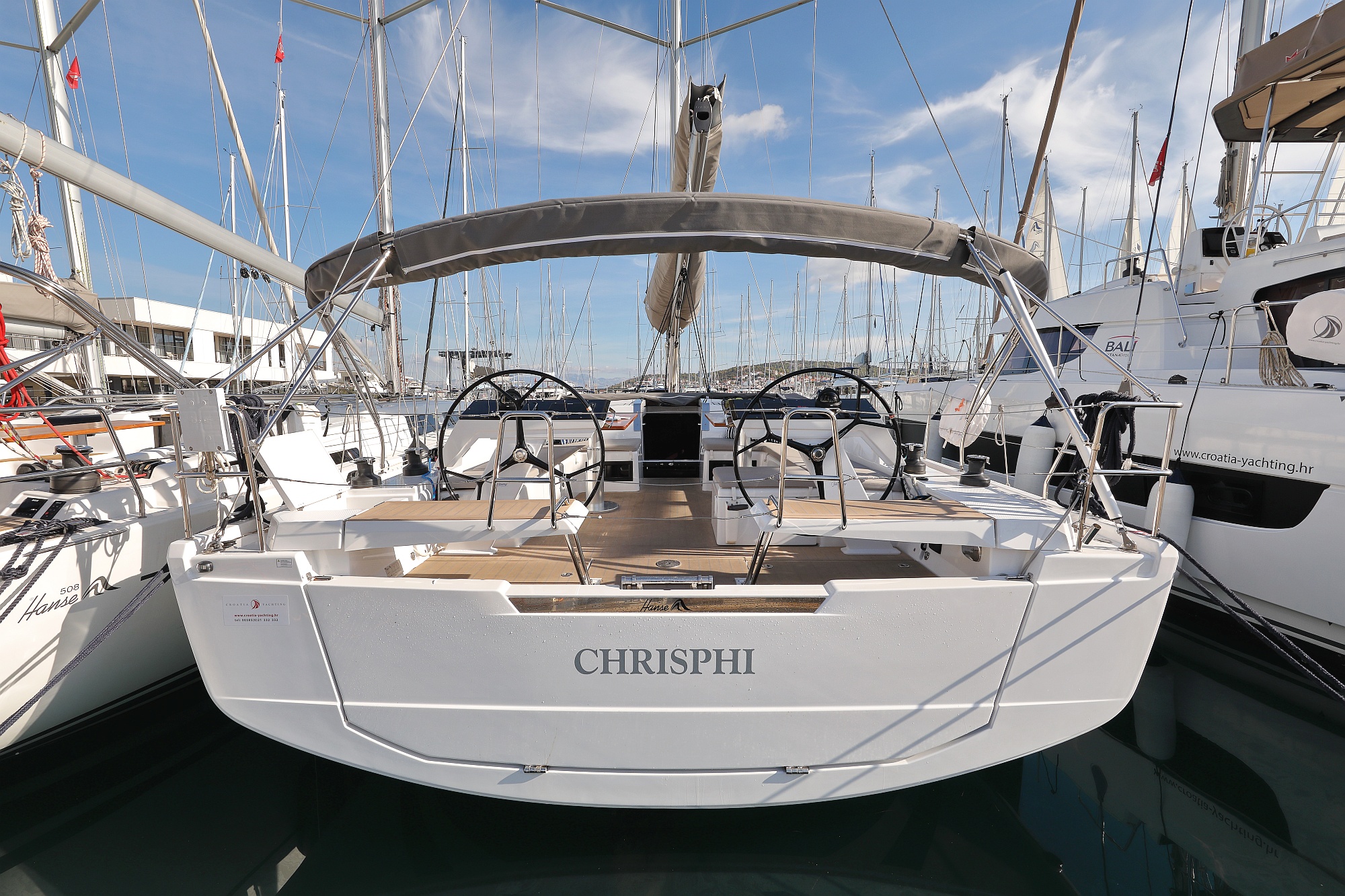 Yachtcharter Hanse460 3cab Chrisphi