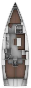 BavariaCruiser40S-layout Innenansicht
