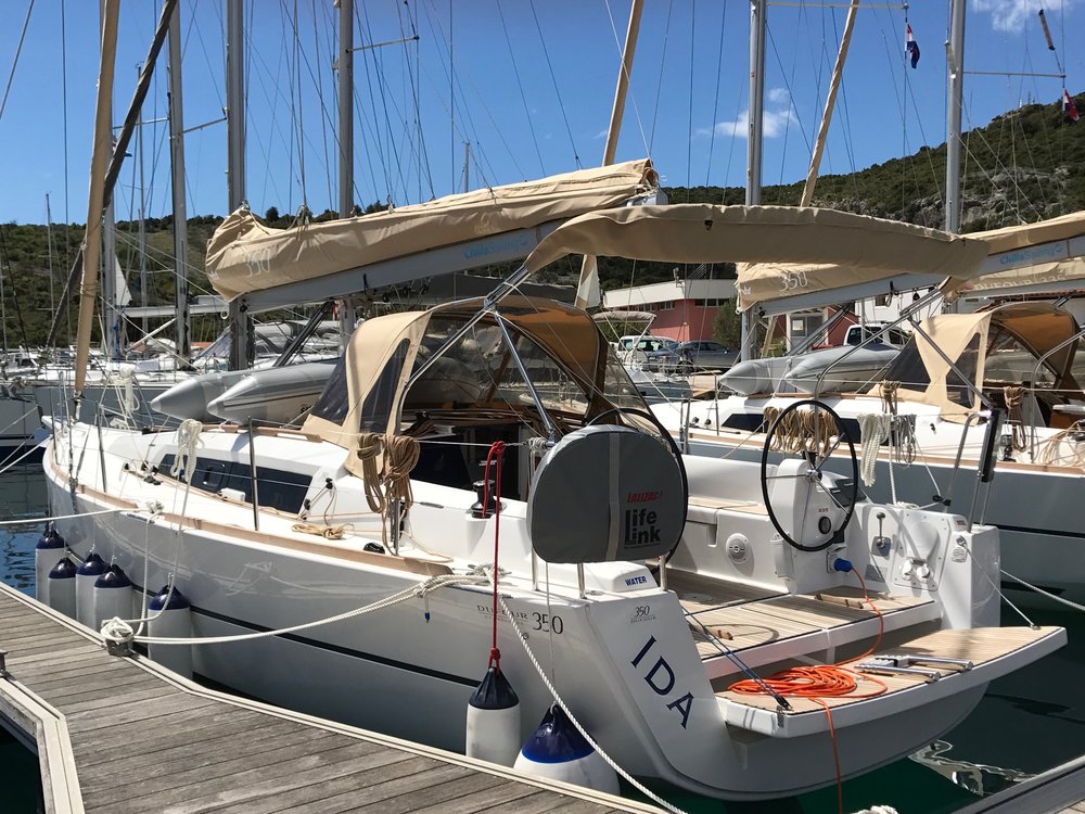 Yachtcharter Dufour350GrandLarge Ida