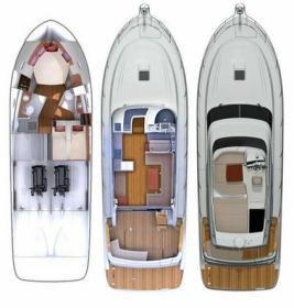 BeneteauAntares42Fly-layout Innenansicht