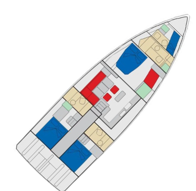 Yachtcharter Jeanneau55 31cab Marina layout