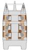 Yachtcharter FountainePajotSamana59 LA PERLE layout