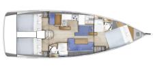 Yachtcharter Sun Odyssey 410 3cab Aella aussenansicht 13