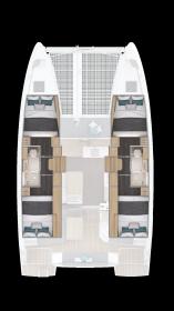 Lagoon38-4cab-layout Innenansicht