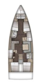 Dufour54-61cab-layout Innenansicht