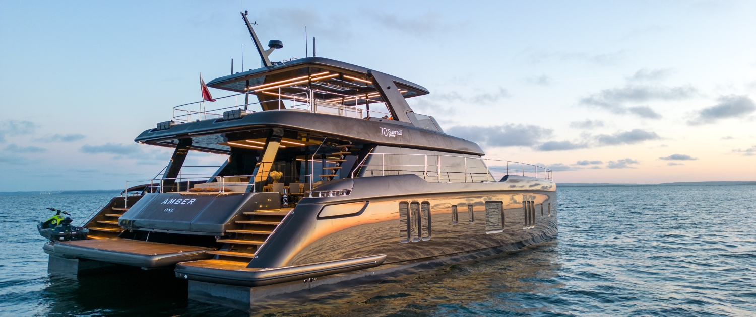 Yachtcharter Sunreef70Power Amber One
