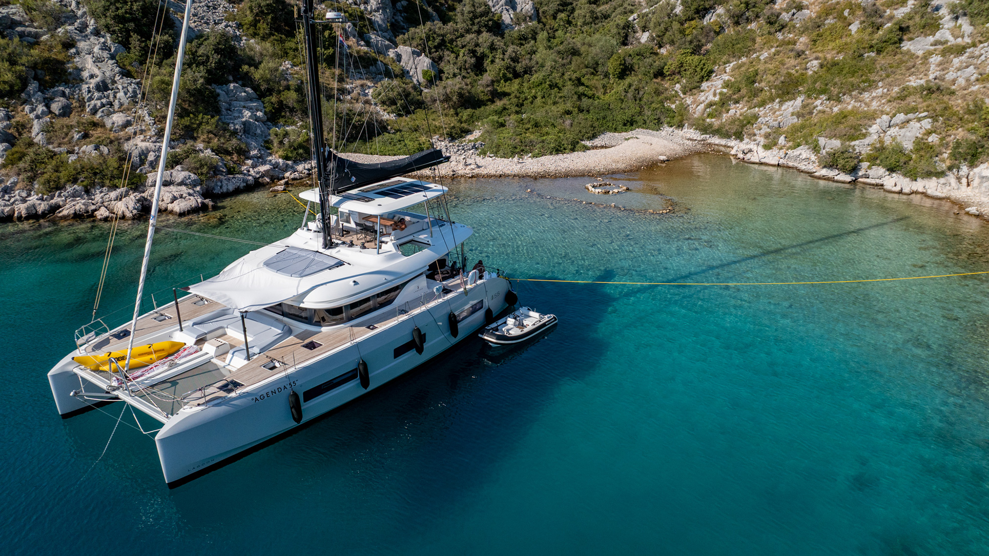 Yachtcharter Lagoon 55 4 cabins Agenda 55 hauptansicht 1