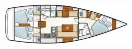 Yachtcharter Hanse430 Tria S 1