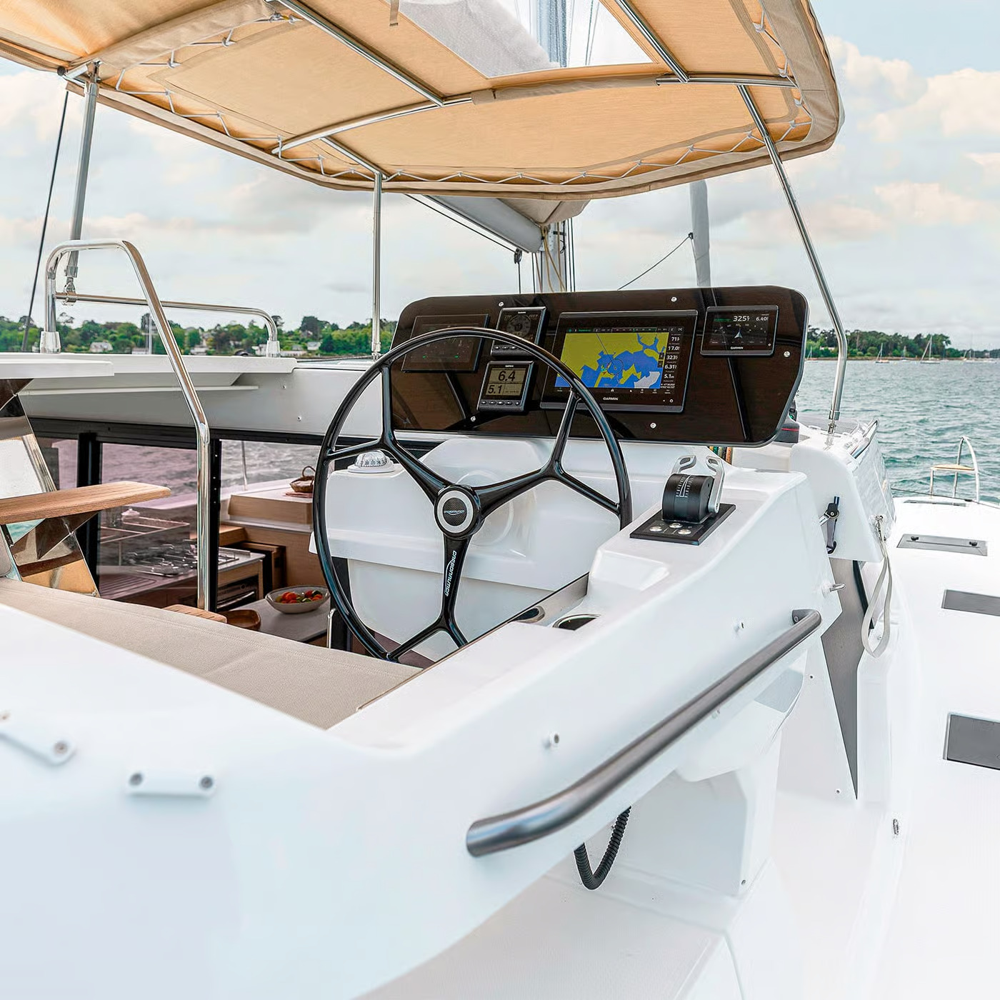 Yachtcharter FountainePajotNew41Quatuor4 Agios Ephraim 9