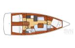 Yachtcharter Oceanis41 Nina 16