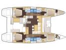 Yachtcharter Lagoon450F layout