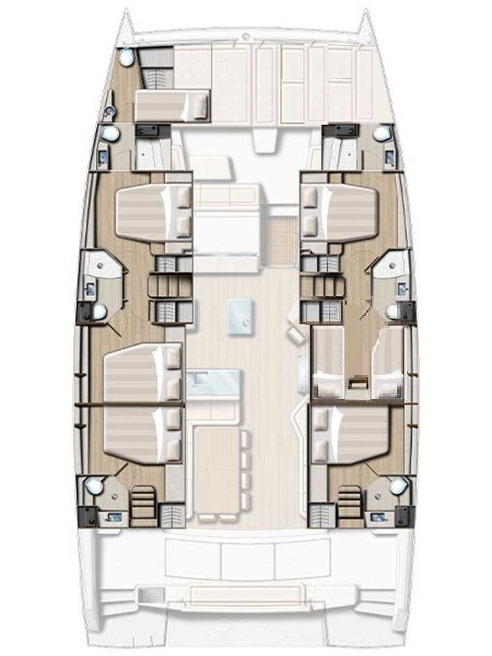 Yachtcharter Bali5 High hopes  layout