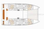 Yachtcharter Excess14 42cab Nicolas layout