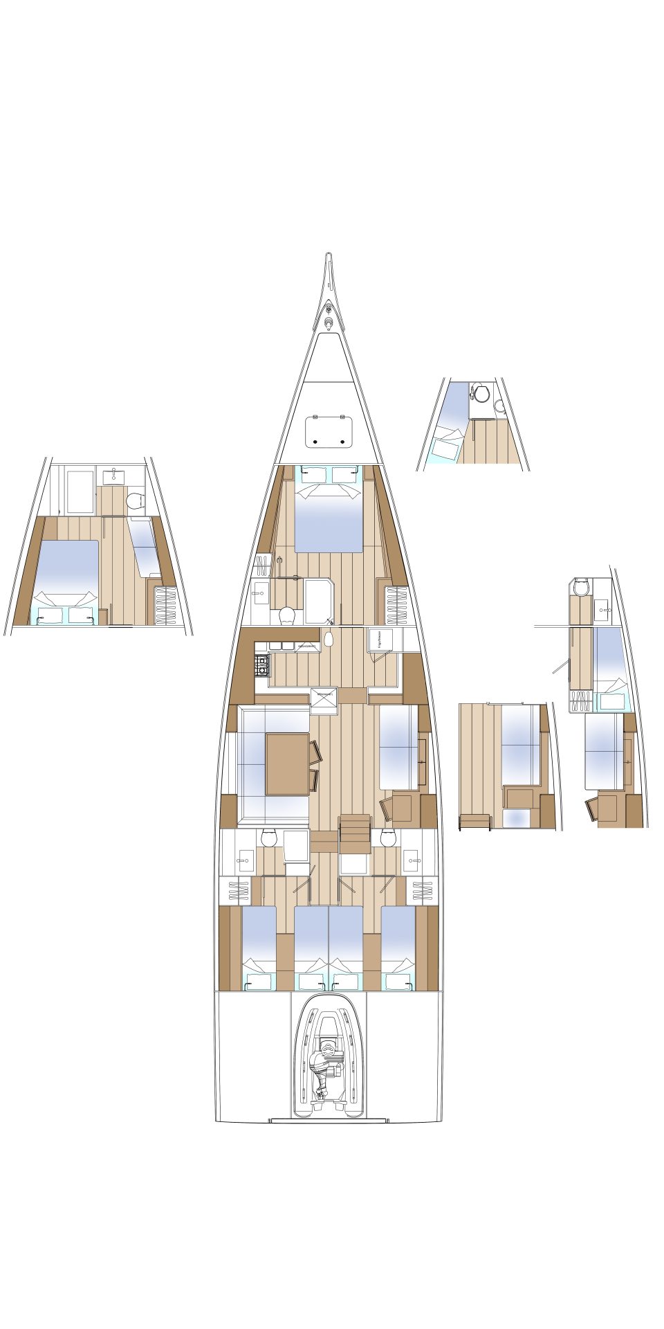 Yachtcharter Solaris64RS Milagro layout