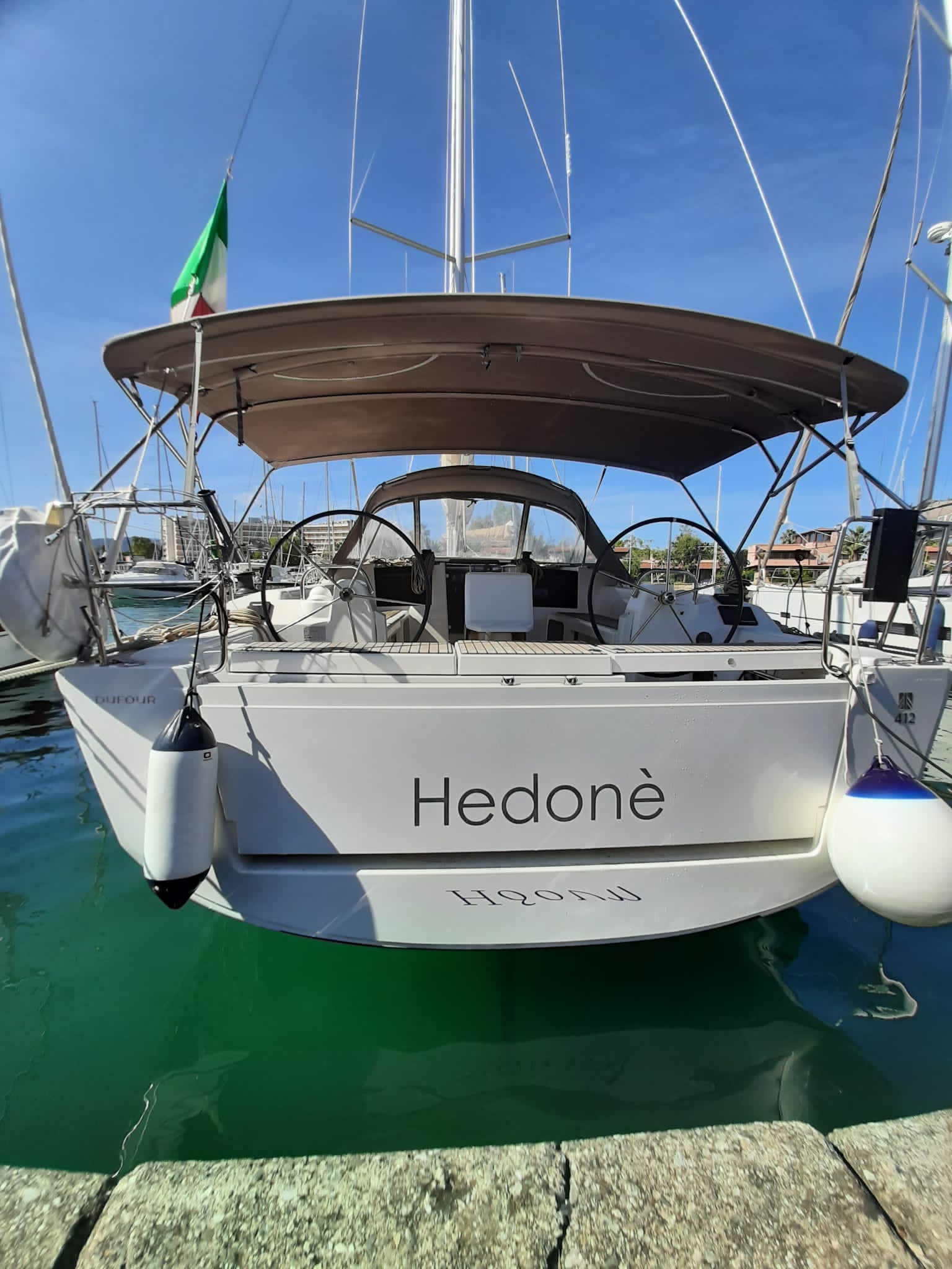 Yachtcharter Dufour412GrandLarge Hedone