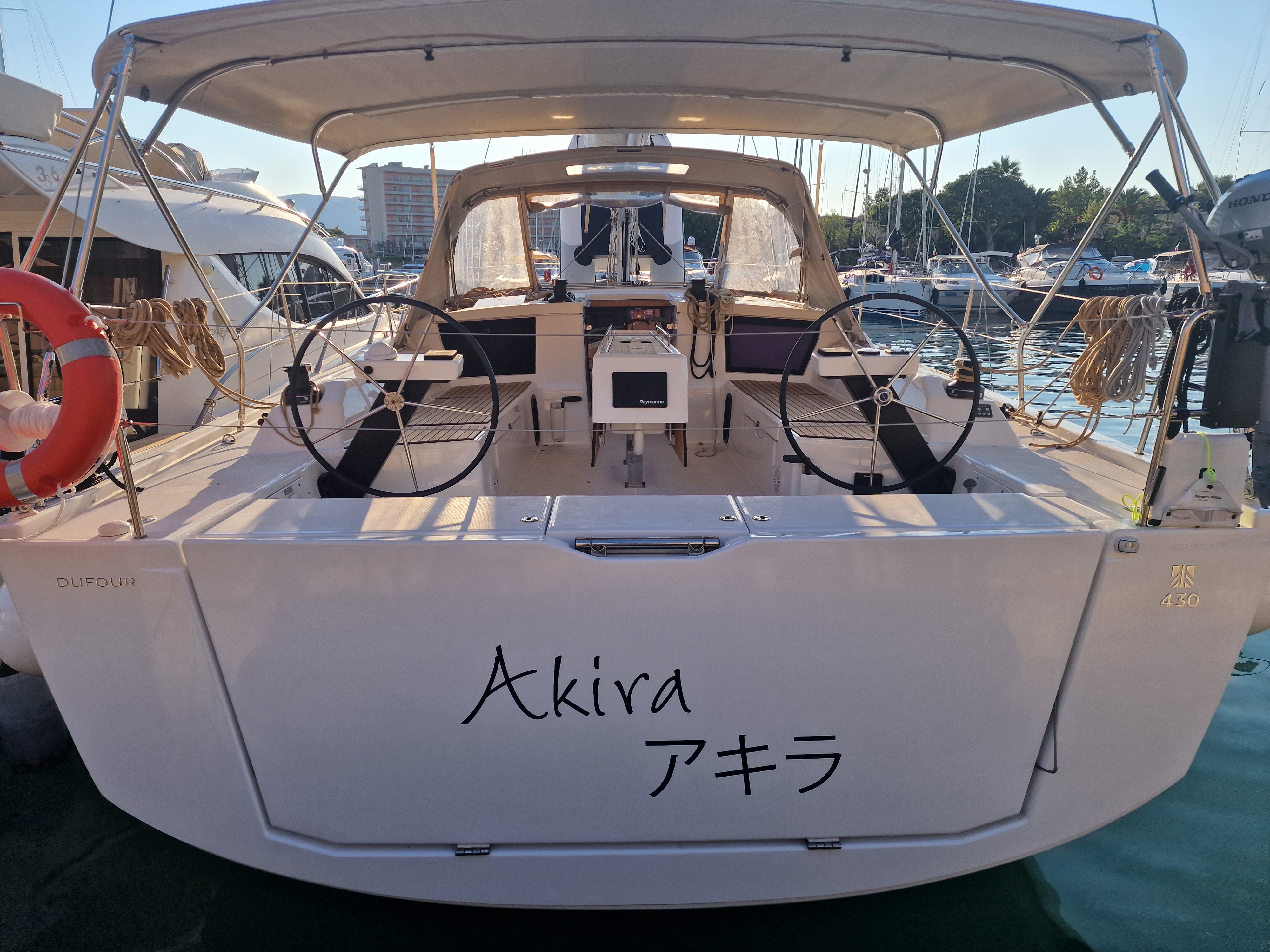 Yachtcharter Dufour430GrandLarge Akira