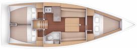 Yachtcharter Dufour360GL Yume 5