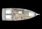 Yachtcharter Dufour41 layout