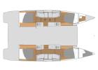 Yachtcharter FountainePajotNew45 41cab Ruinart 1