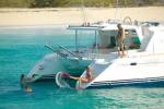Yachtcharter Lagoon 440 Flybridge Heckansicht 4 Cab 4 WC