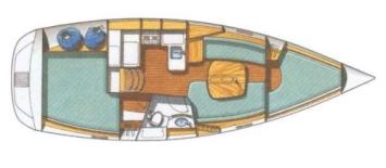Oceanis Clipper 331 Grundriss