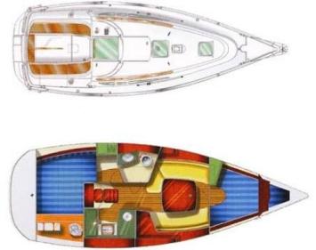 Sun Fast 32 Grundriss