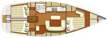 Dufour 385 Grundriss