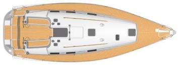 Dufour 385 Auenansicht