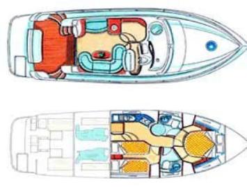 Azimut 39 Fly Grundriss