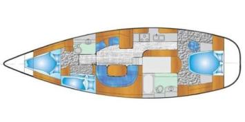 Oceanis 44 CC Grundriss