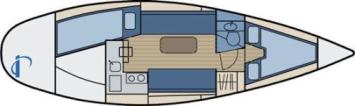 Hanse 291 Grundriss