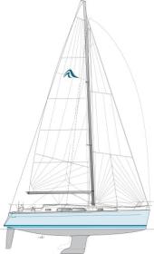 Hanse 342 Au�enansicht