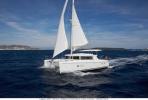 Yachtcharter Lagoon420 Cab3 sideview