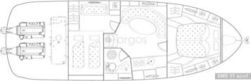 Bavaria 35 Sport Grundriss