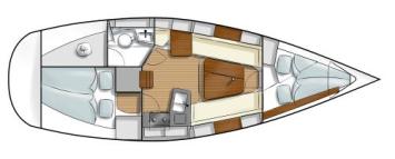 Hanse 315 Grundriss