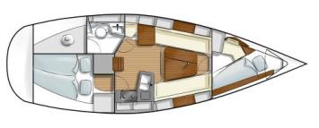 Hanse 315 Grundriss