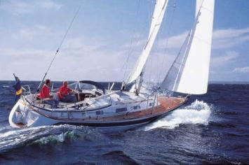 Hallberg-Rassy 34 (2Cab)-Seitenansicht Top Bild