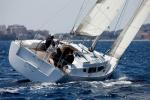 Yachtcharter Hanse 350 Heckansicht 2 Cab