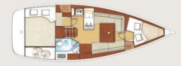 Oceanis 31 Grundriss