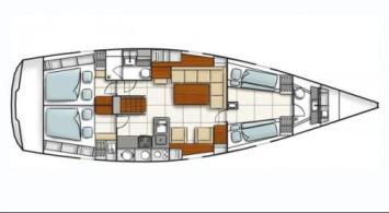 Hanse 470 Grundriss