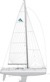 Hanse 540 Auenansicht