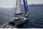 Yachtcharter Lagoon 440 Heckansicht 4cab