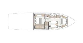 Sealine T60 AURA Grundriss