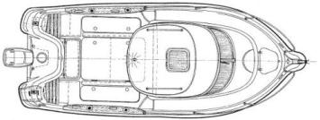 Quicksilver Pilothouse 640 Grundriss