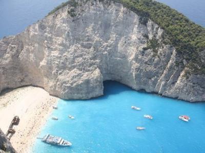 Charter Ionisches-Meer: Die Insel Zakynthos mit der berhmten Bucht