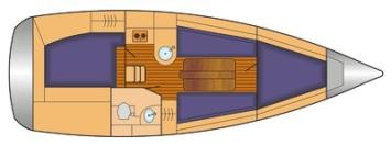 Delphia 28 Grundriss