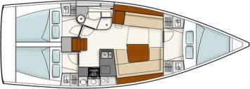 Hanse 385 Grundriss