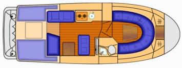 Marex 280 Holiday Grundriss